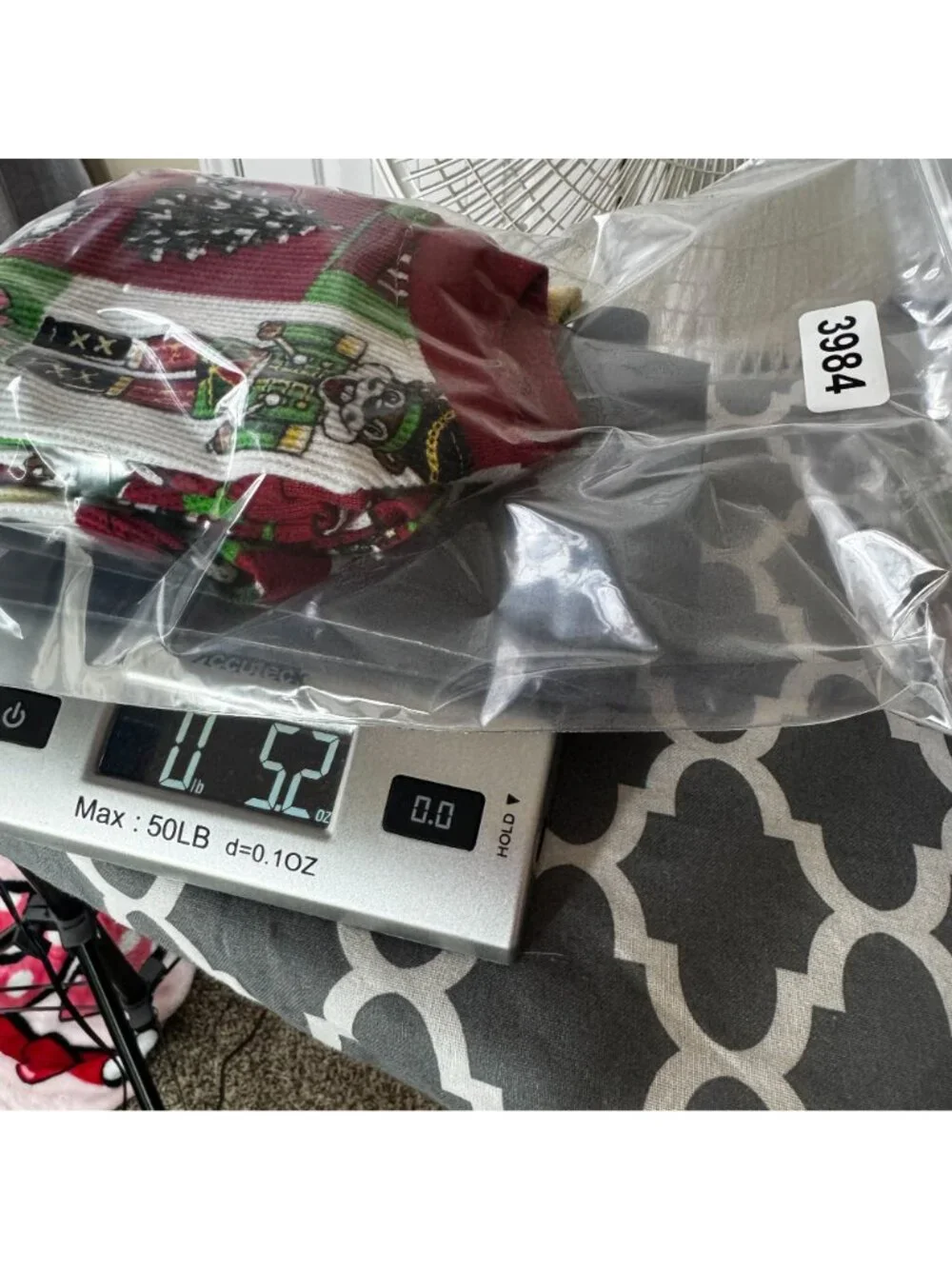 Bucees Christmas Dog Pajamas XL Pet Nutcracker Beaver Waffle Thermal Sleeper